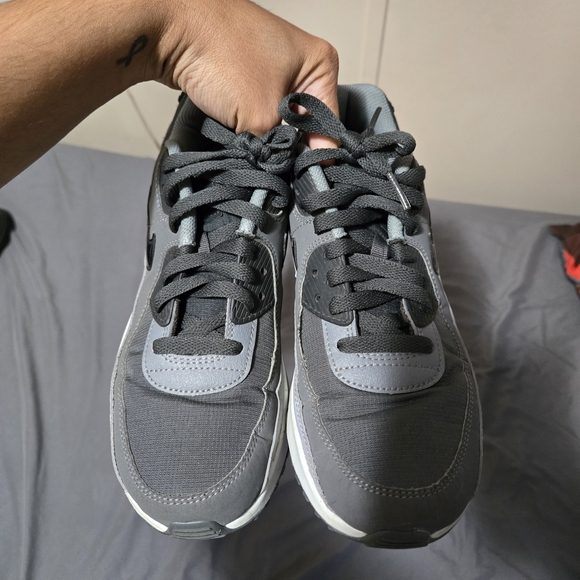 Nike Air Max Gray and Black Sneakers - Picture 2 of 5